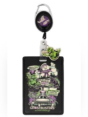 Universal Studios Halloween Horror Nights 2024 Ghostbusters Badge ID Holder NWT
